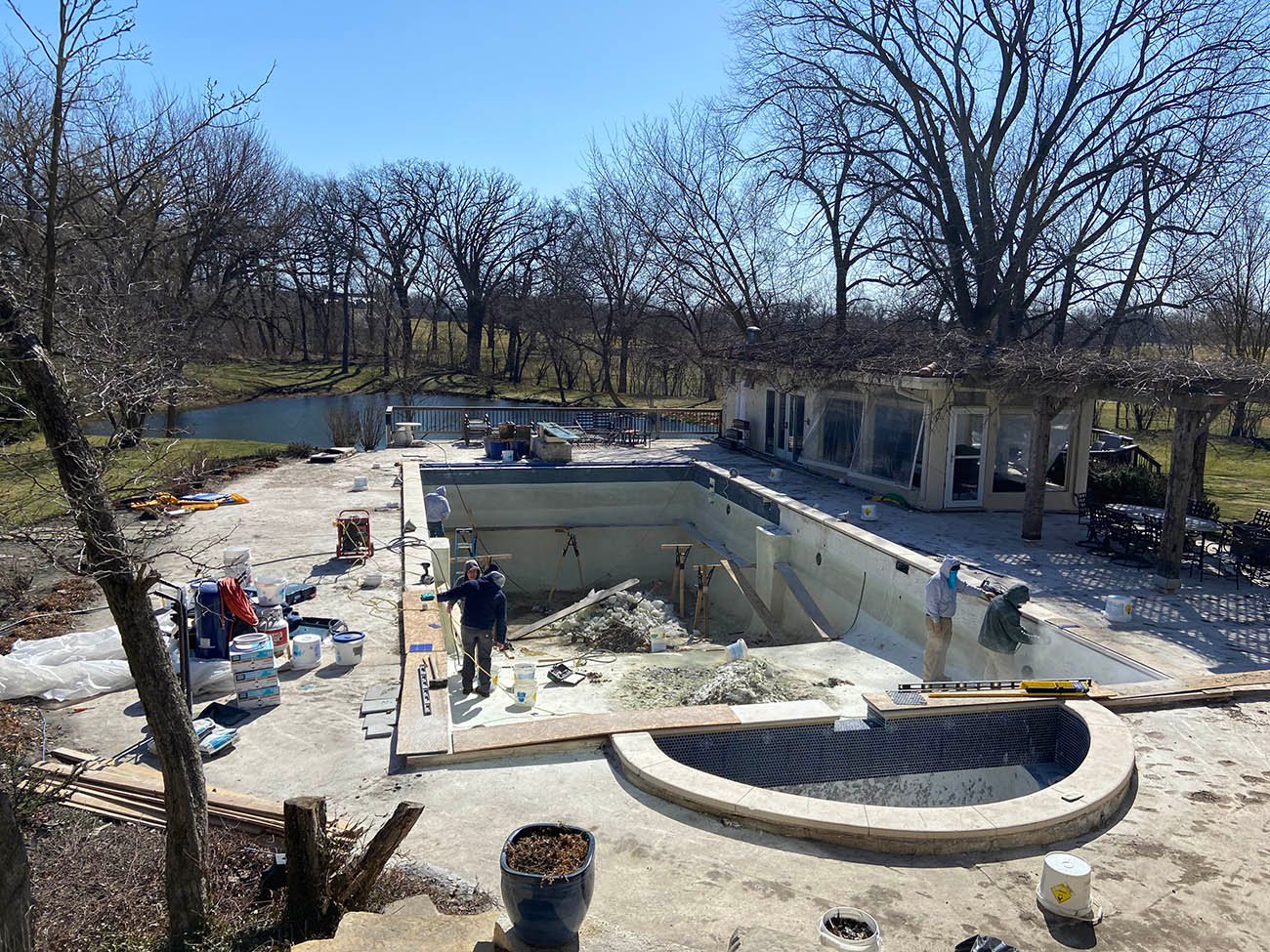 AAA Pool Service Pool Renovation Before